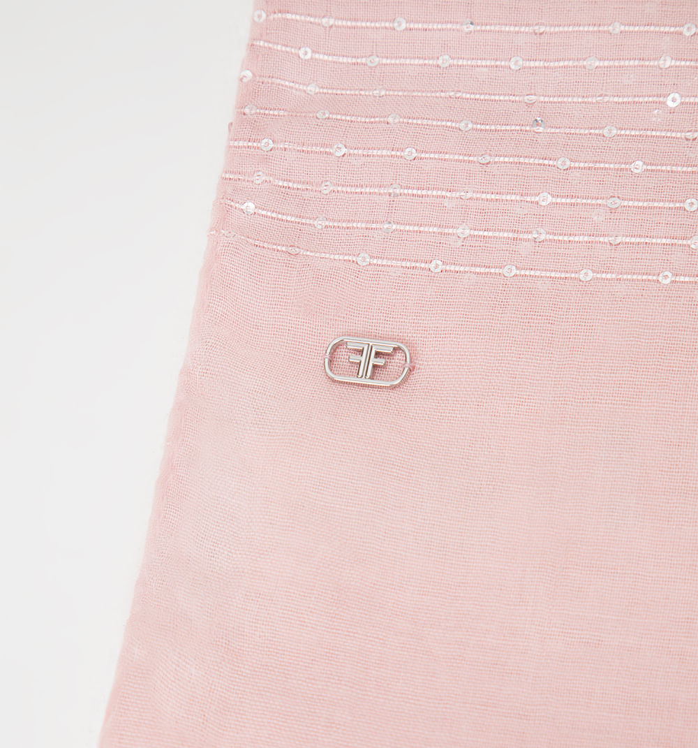 Bufanda con lentejuelas