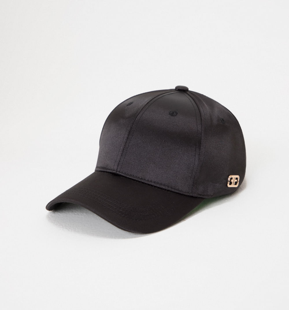 Gorra satin detalle logo