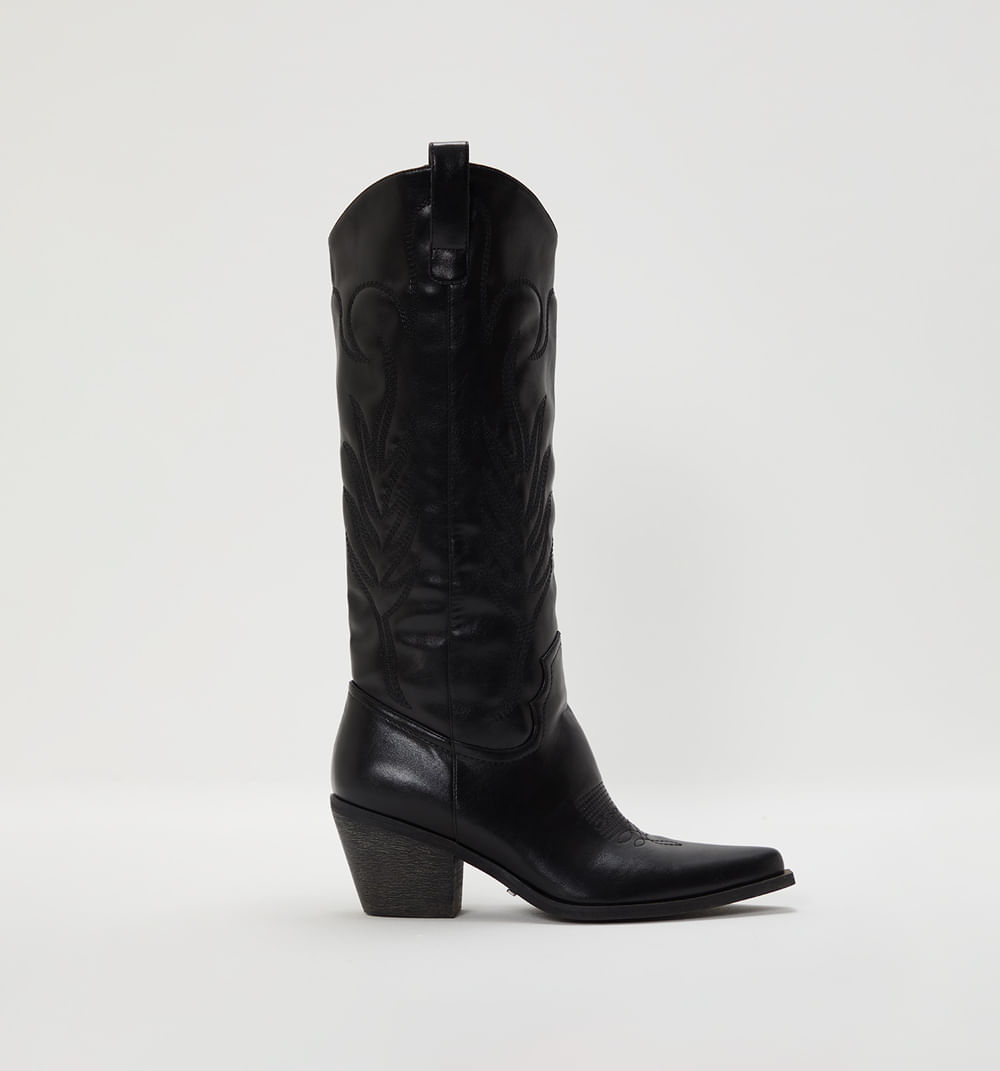 Bota caña alta western