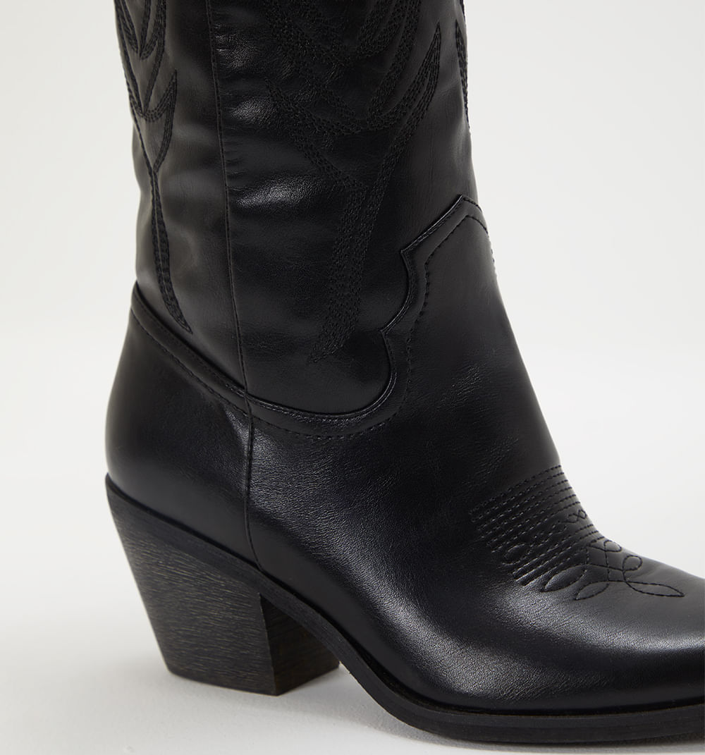 Bota caña alta western