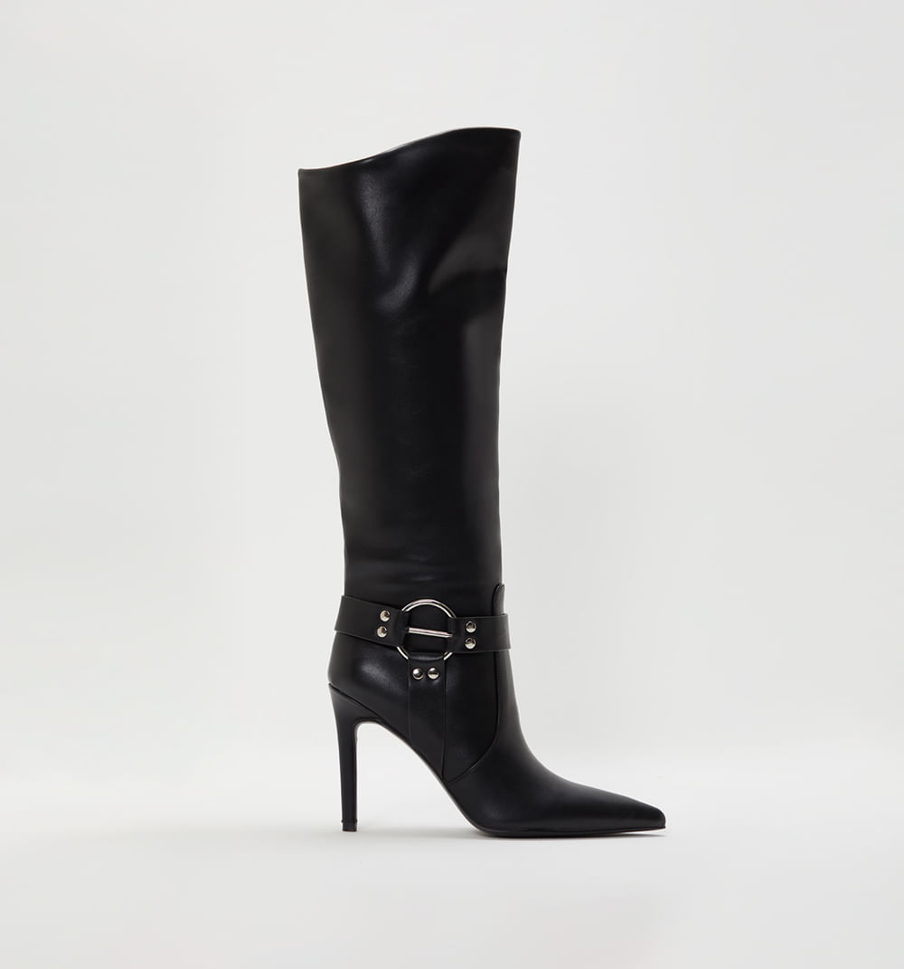 Bota caña alta con herraje