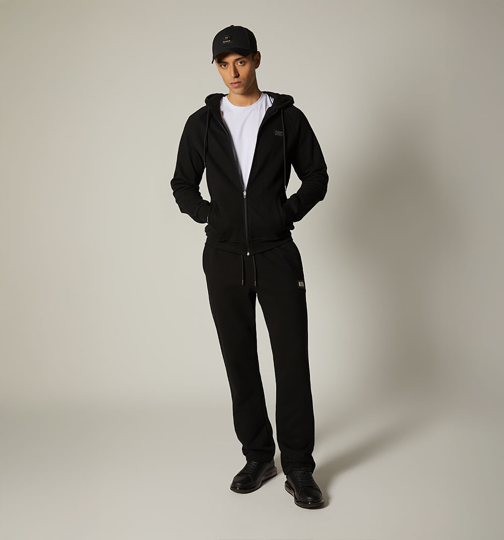 Hoodie para hombre con placa