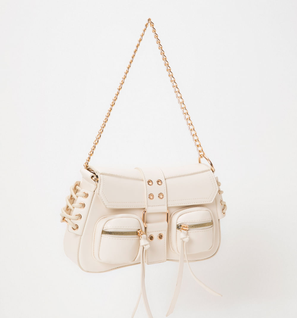 Bolso manos libres multi bolsillos y cor