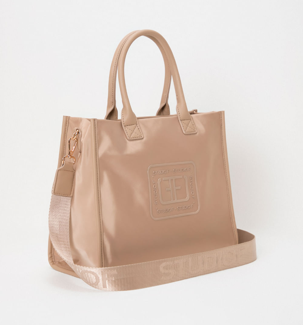 Bolso de mano con logo ff