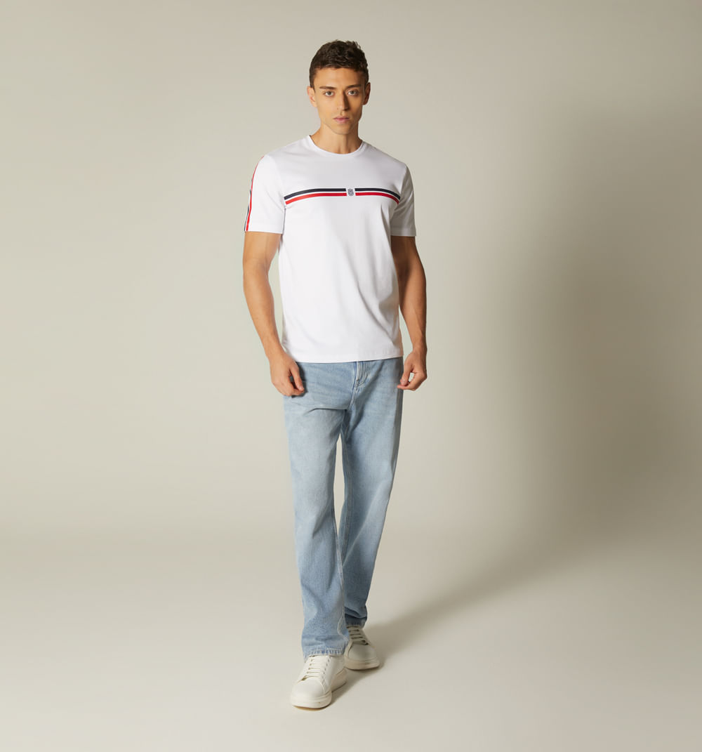 Camiseta para hombre con estampado frontal