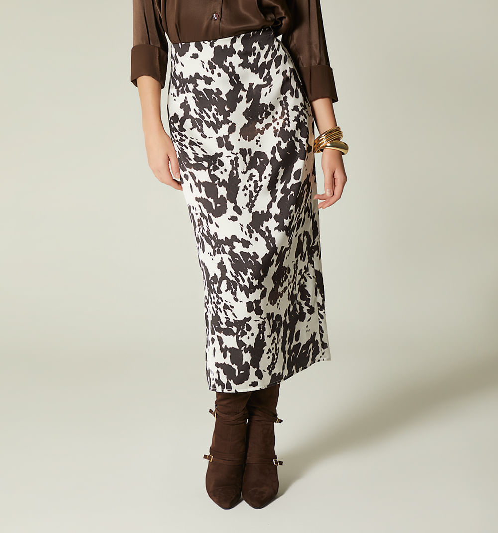 Falda midi