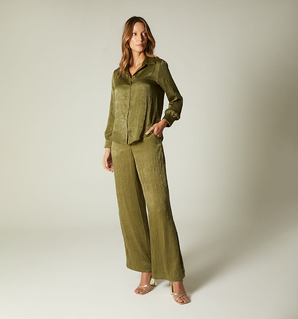 Blusa camisera manga larga