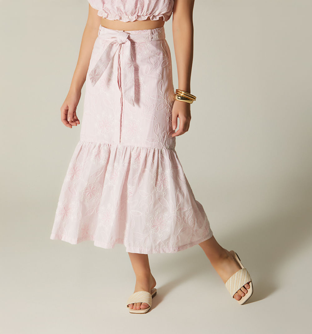 Falda largo midi con bolero