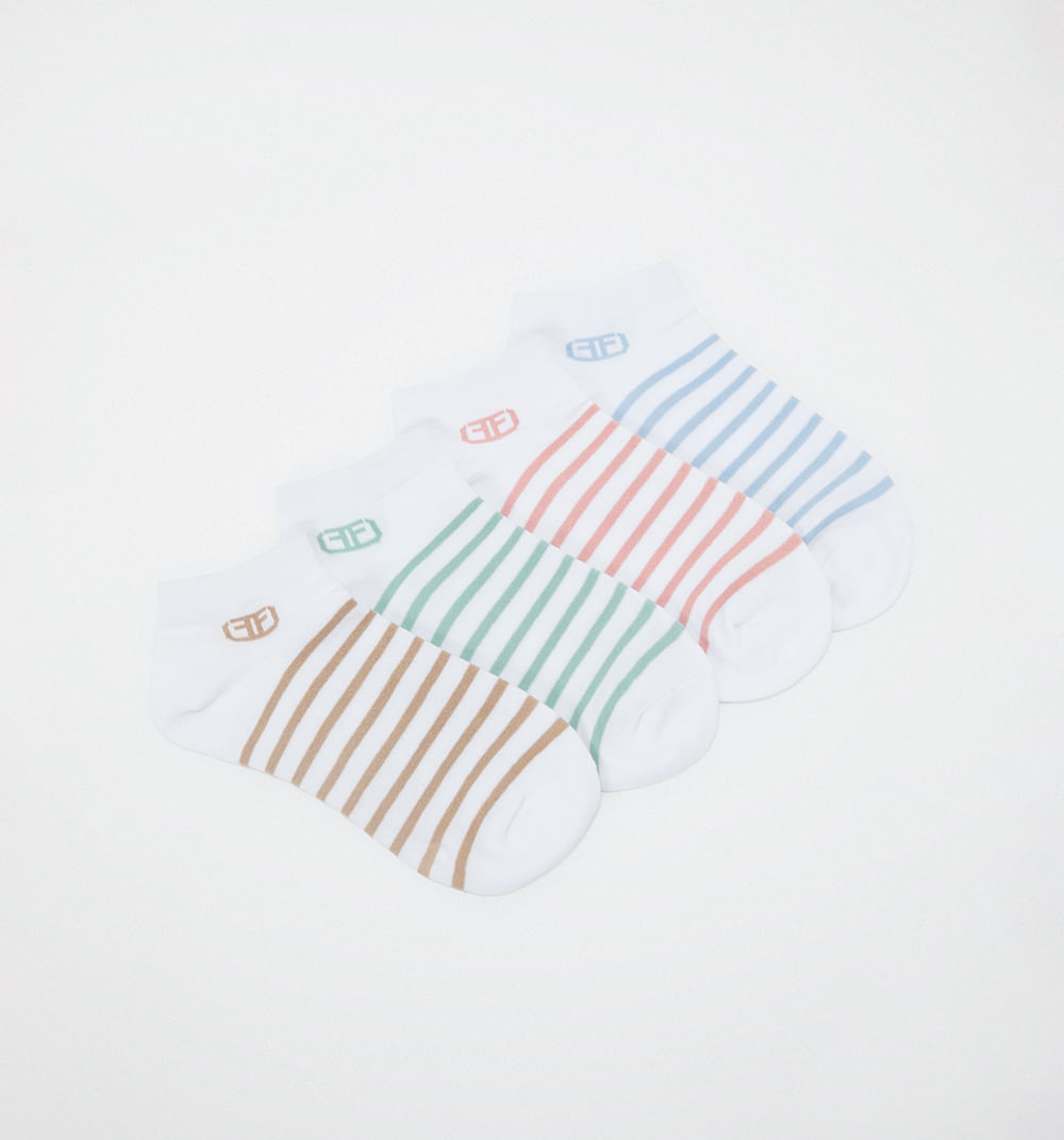 Set medias rayas x 4