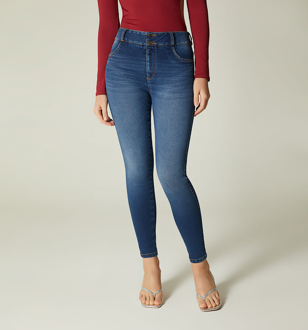 Jean skinny salma levanta cola para mujer