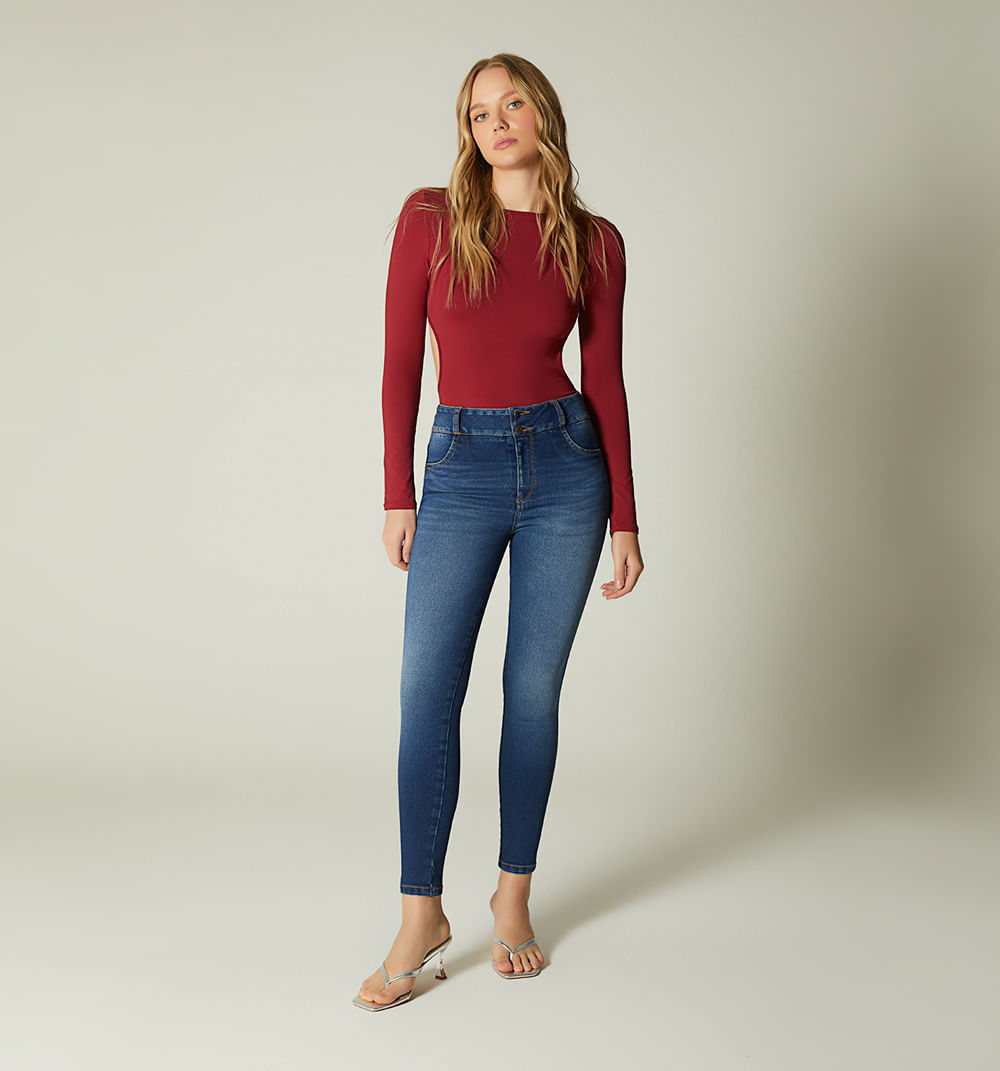 Jean skinny salma levanta cola para mujer