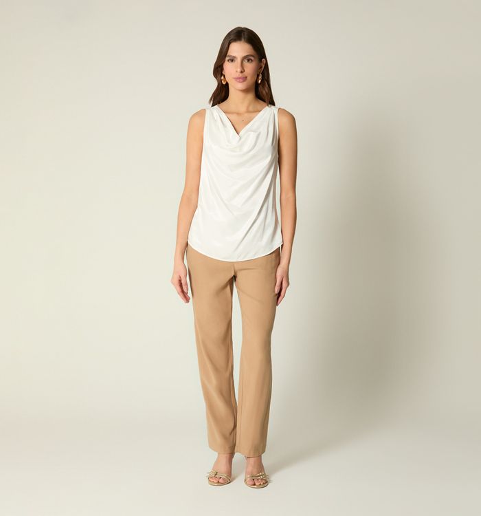 Blusa  sisa escote pelicano