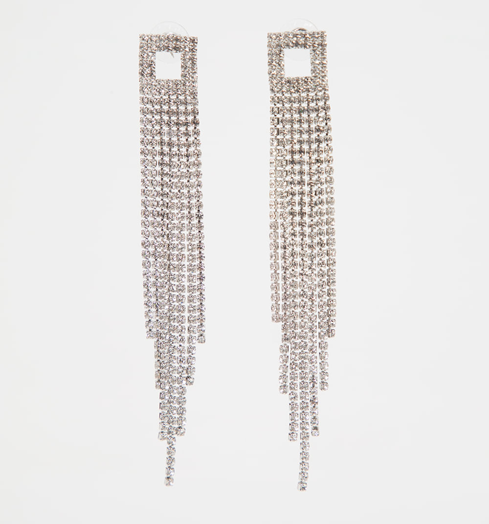 Aretes cascada cristales