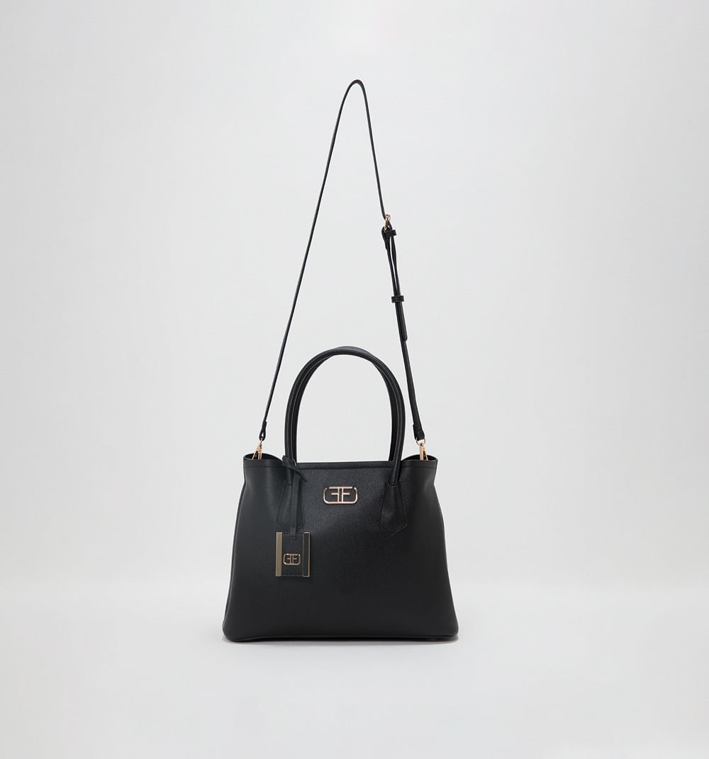 Bolsos de hombro con logo herraje