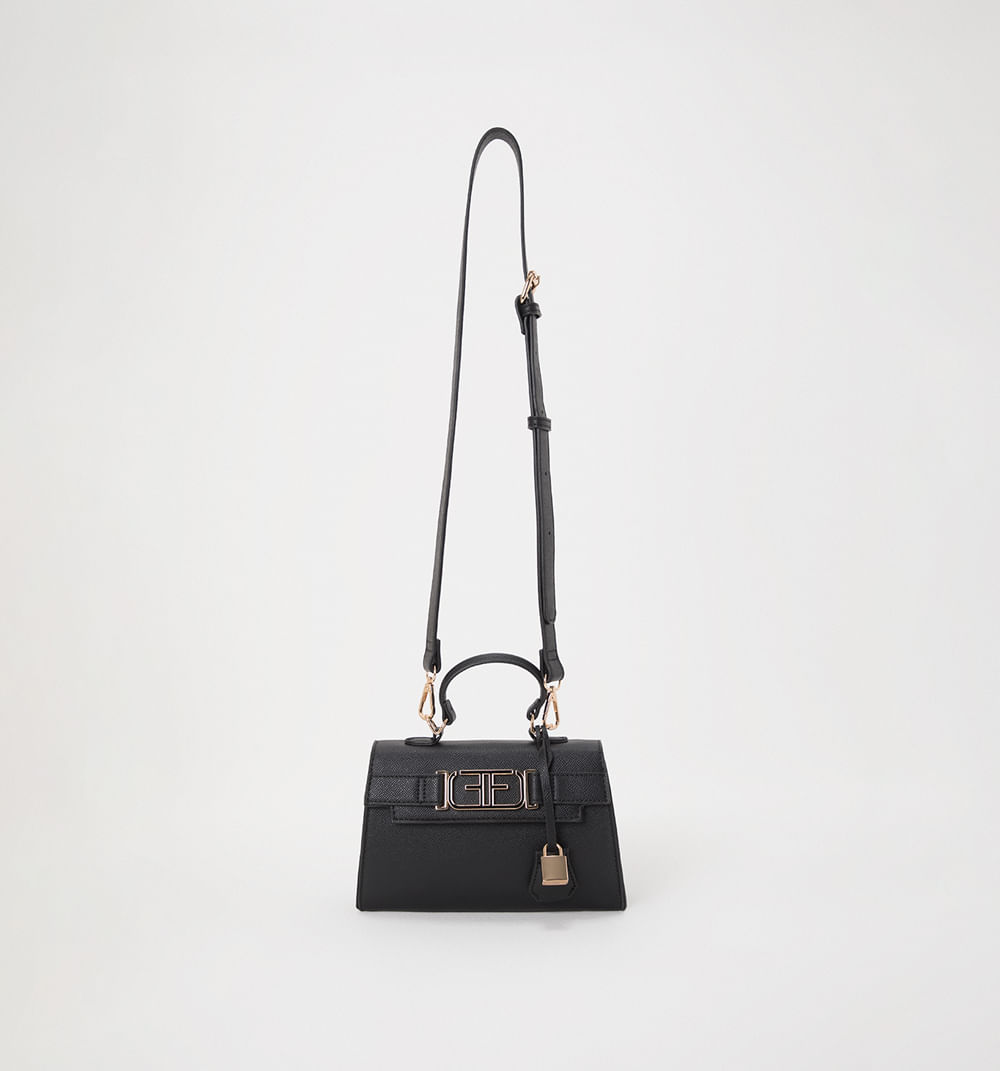 Bolso manos con logo herraje