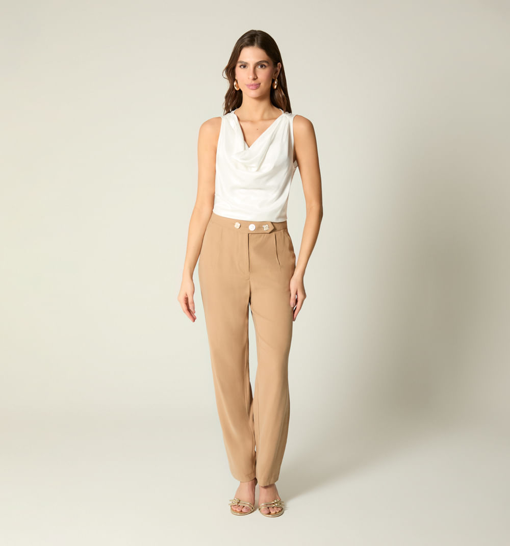 Pantalon prense pretina 3 botones
