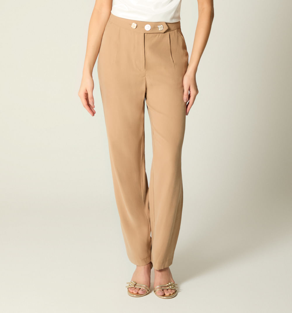 Pantalon prense pretina 3 botones