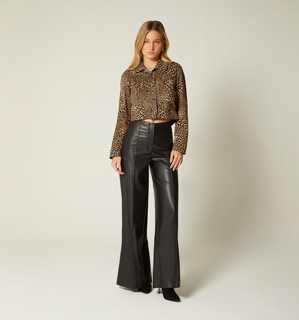Pantalon palazo tiro alto