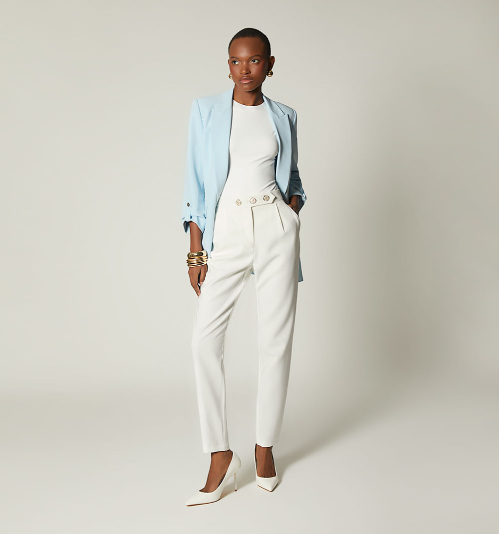 Pantalon prense pretina 3 botones