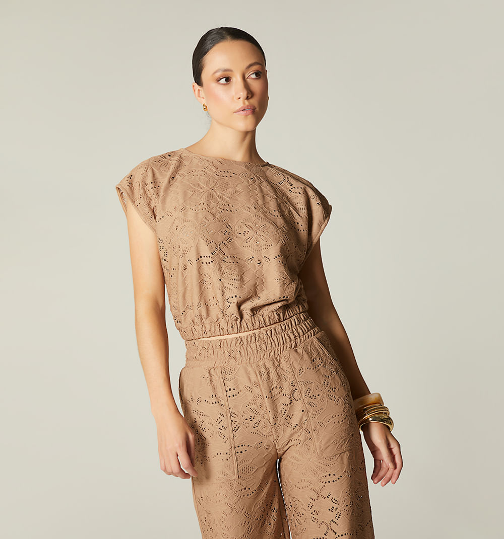 Blusa sisa cintura con elastico