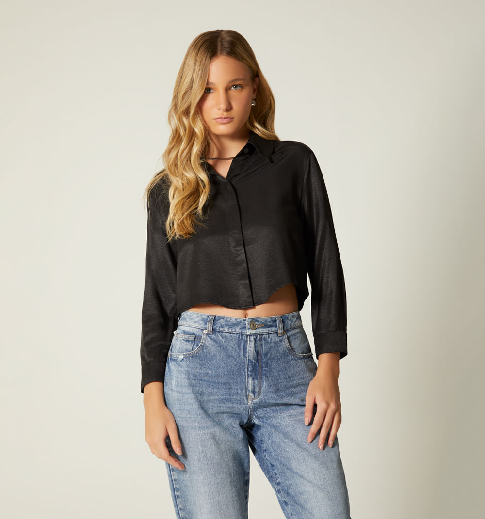 Blusa camisera boxy
