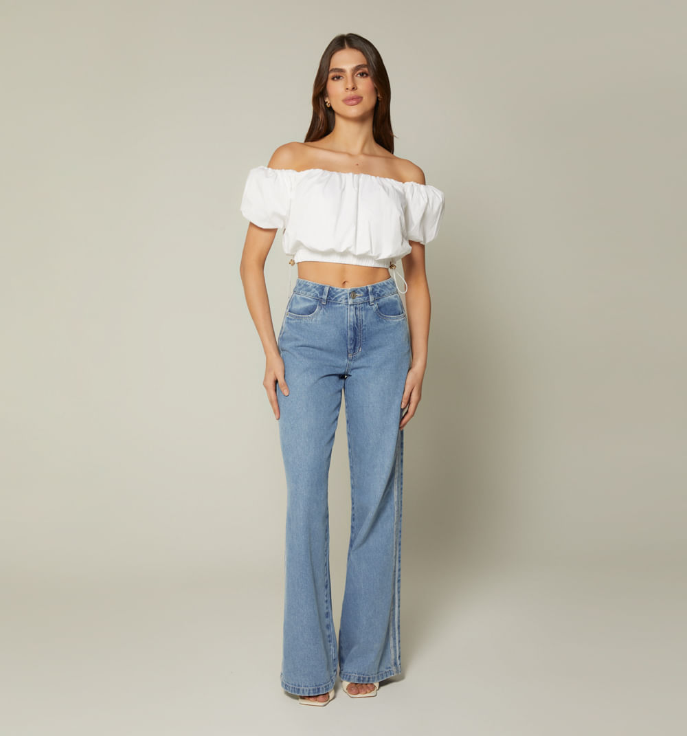 Blusa bandeja globo
