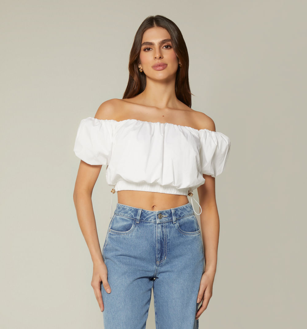Blusa bandeja globo