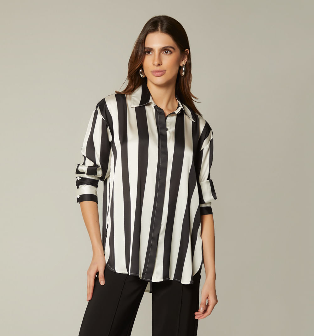 Bluson camisero con maxipuño