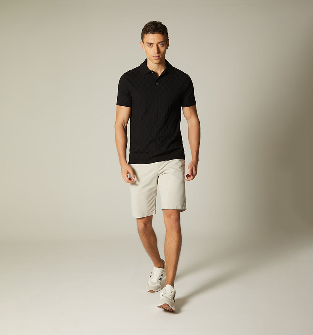 Bermuda básica para hombre tipo chino
