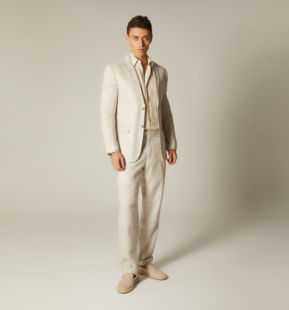 Blazer para hombre de lino