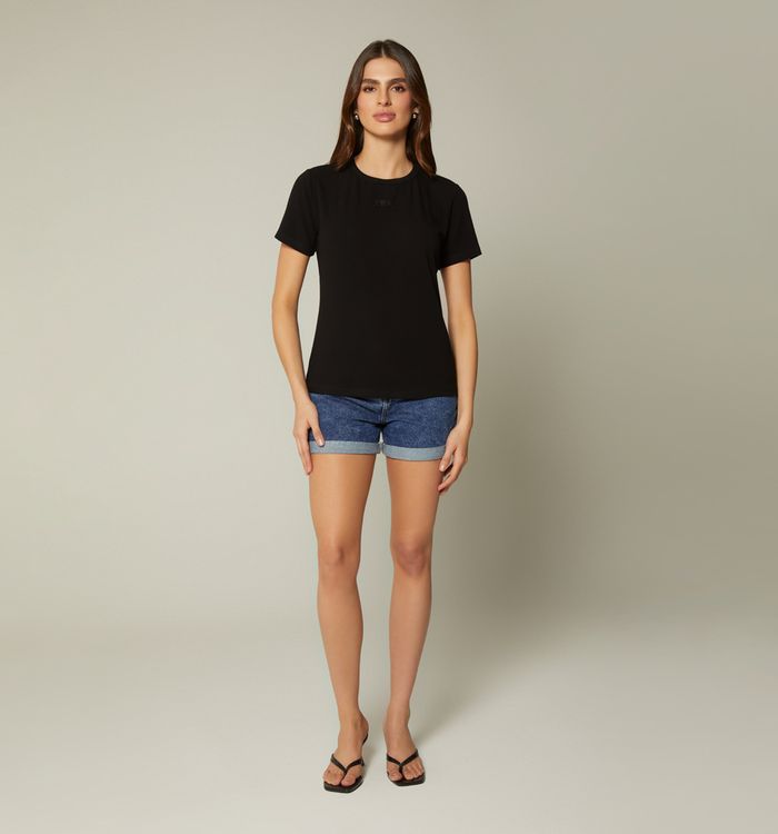 Camiseta manga corta basic
