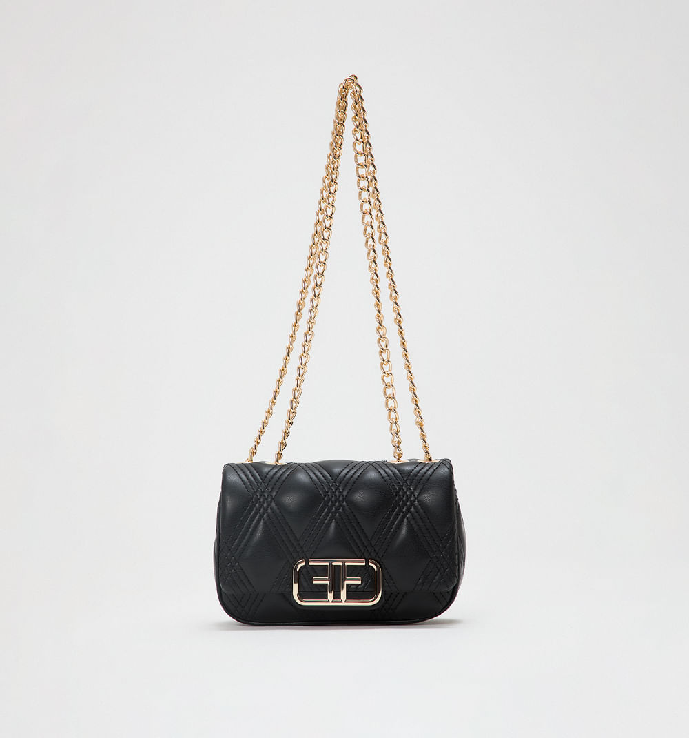 Bolso manos libre con herraje ff