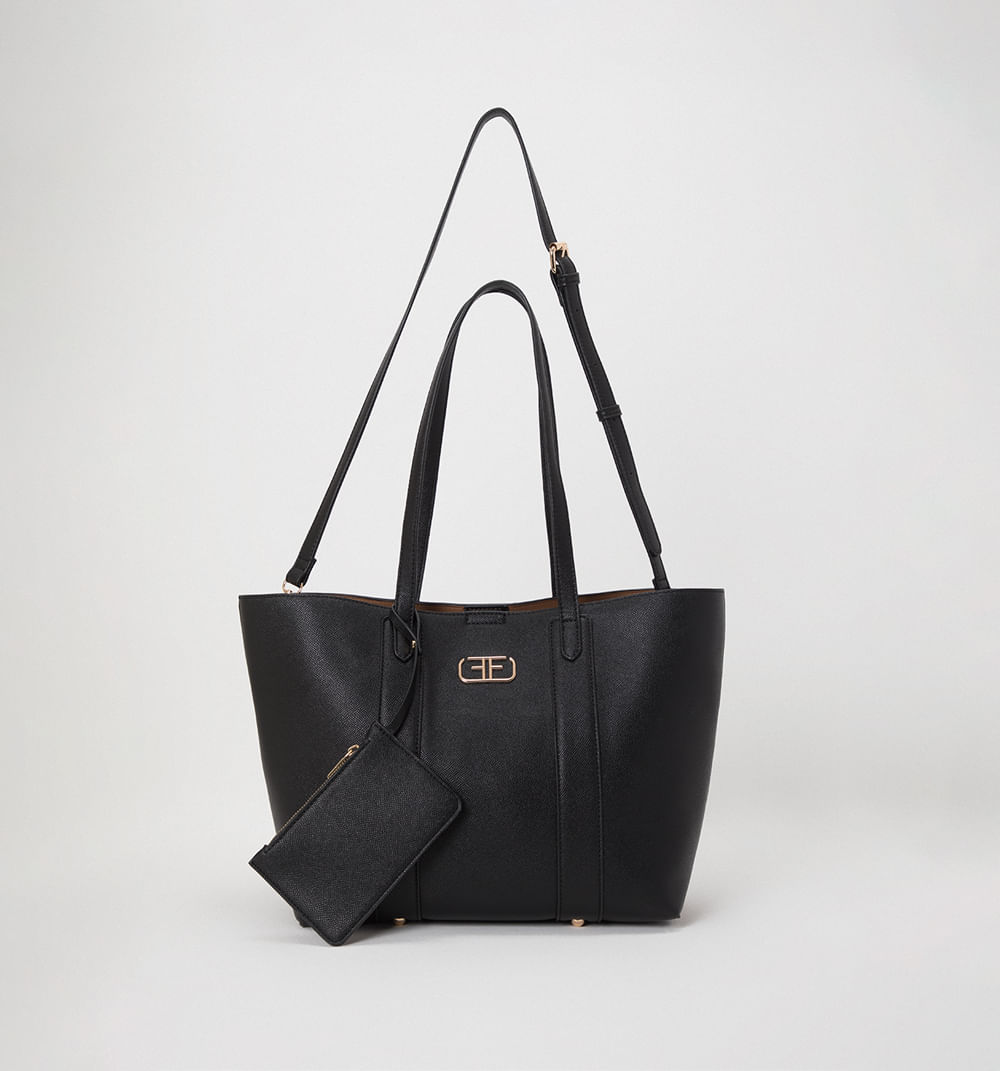 Bolso de hombro con cartera interna