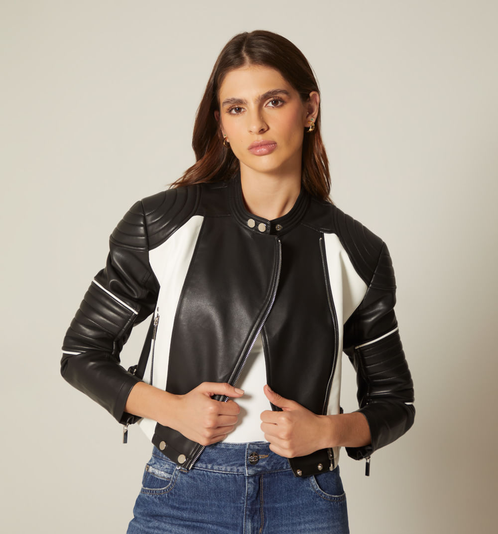 Chaqueta motera