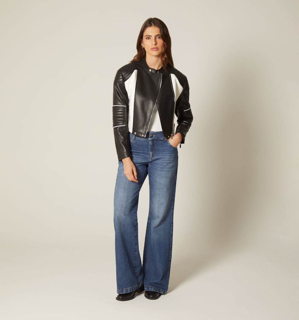 Chaqueta motera