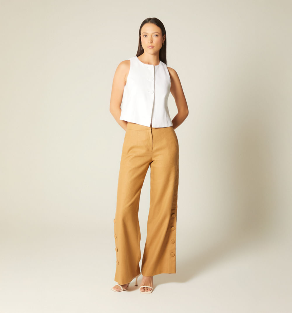 Pantalón botones en el lateral
