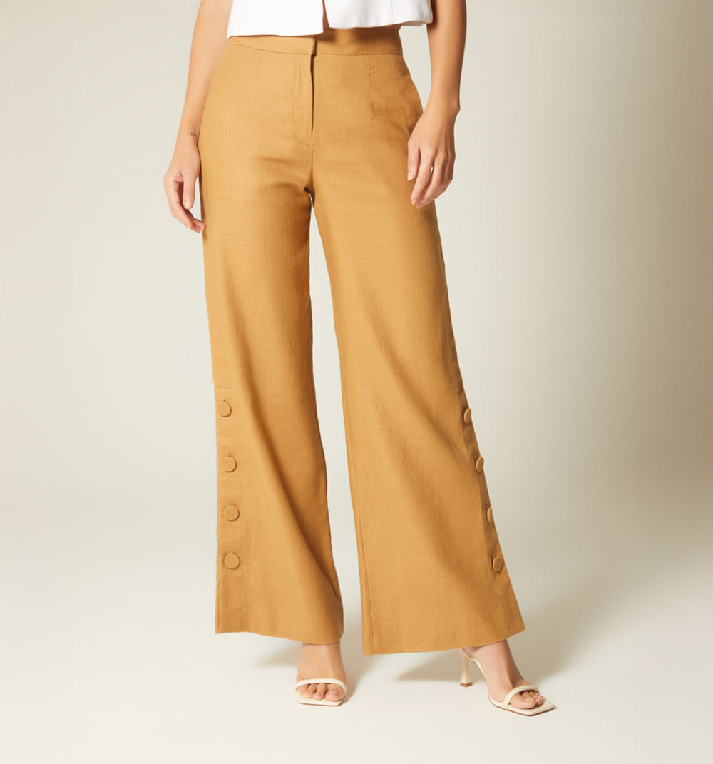 Pantalón botones en el lateral