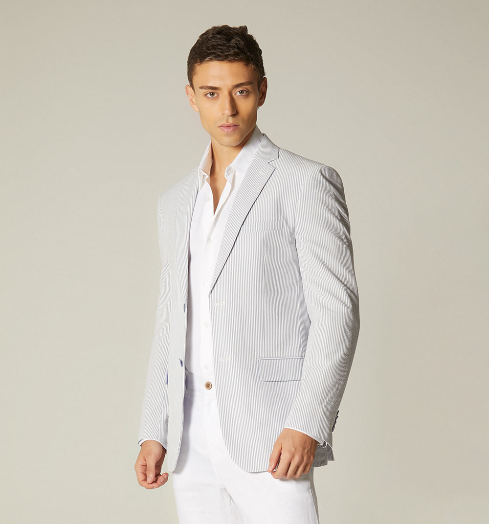 Blazer para hombre casual de rayas