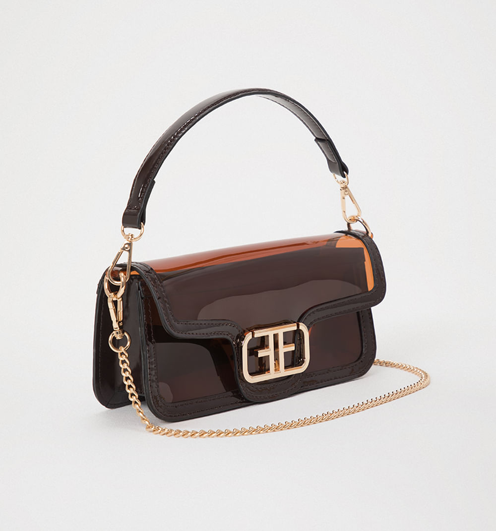 Bolso de mano translucido