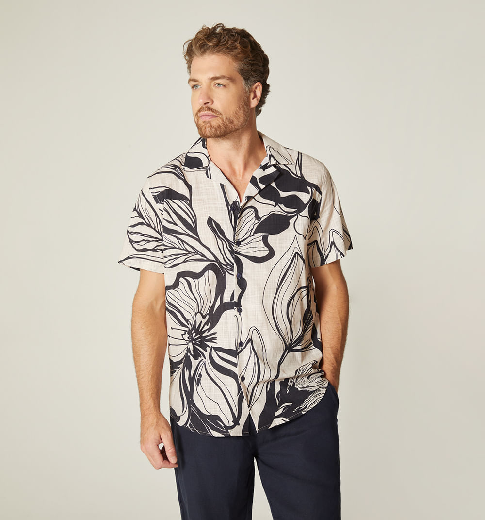 Camisa manga corta para hombre