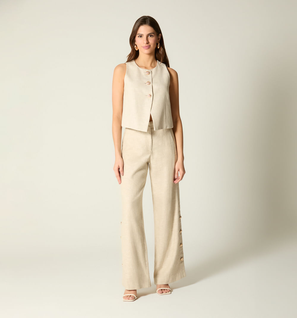 Blusa sisa con botones