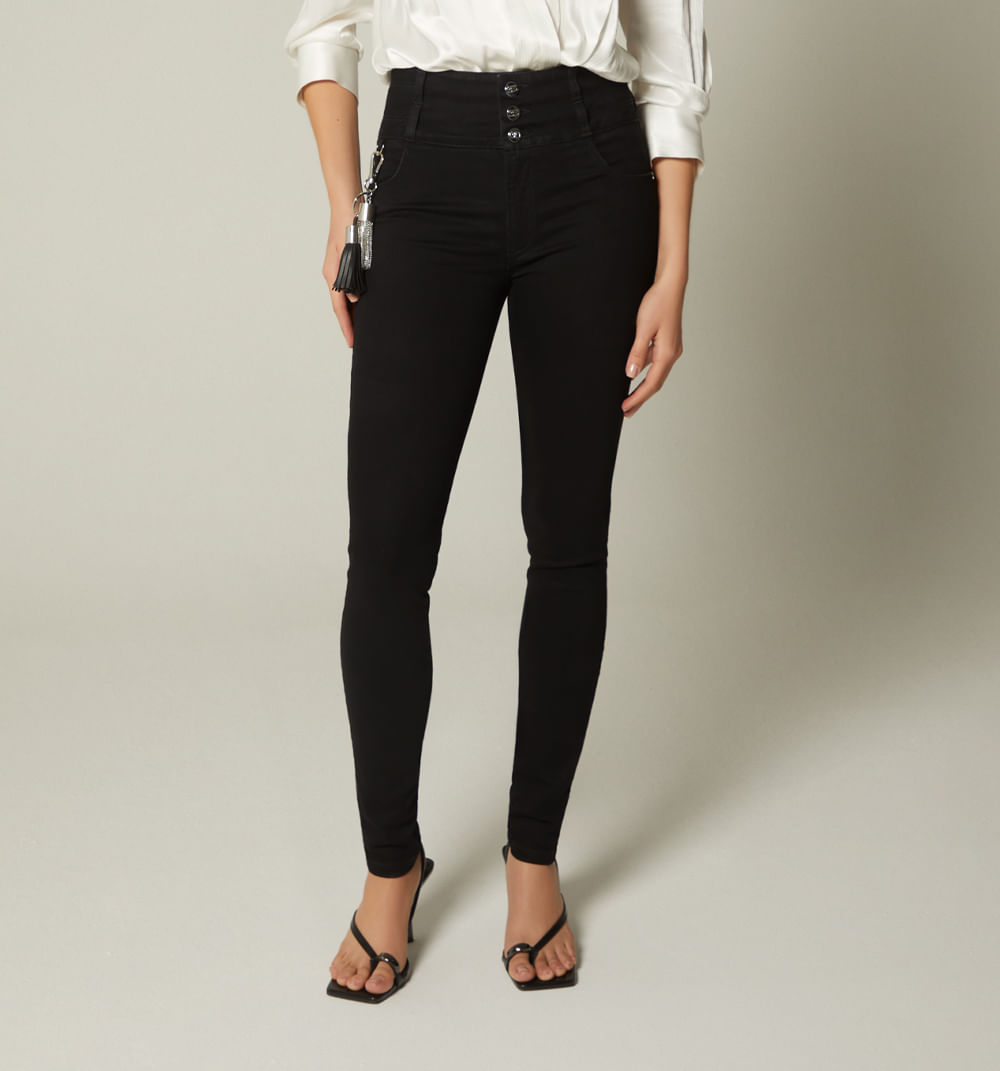 Jean ultraslim levantacola con borla