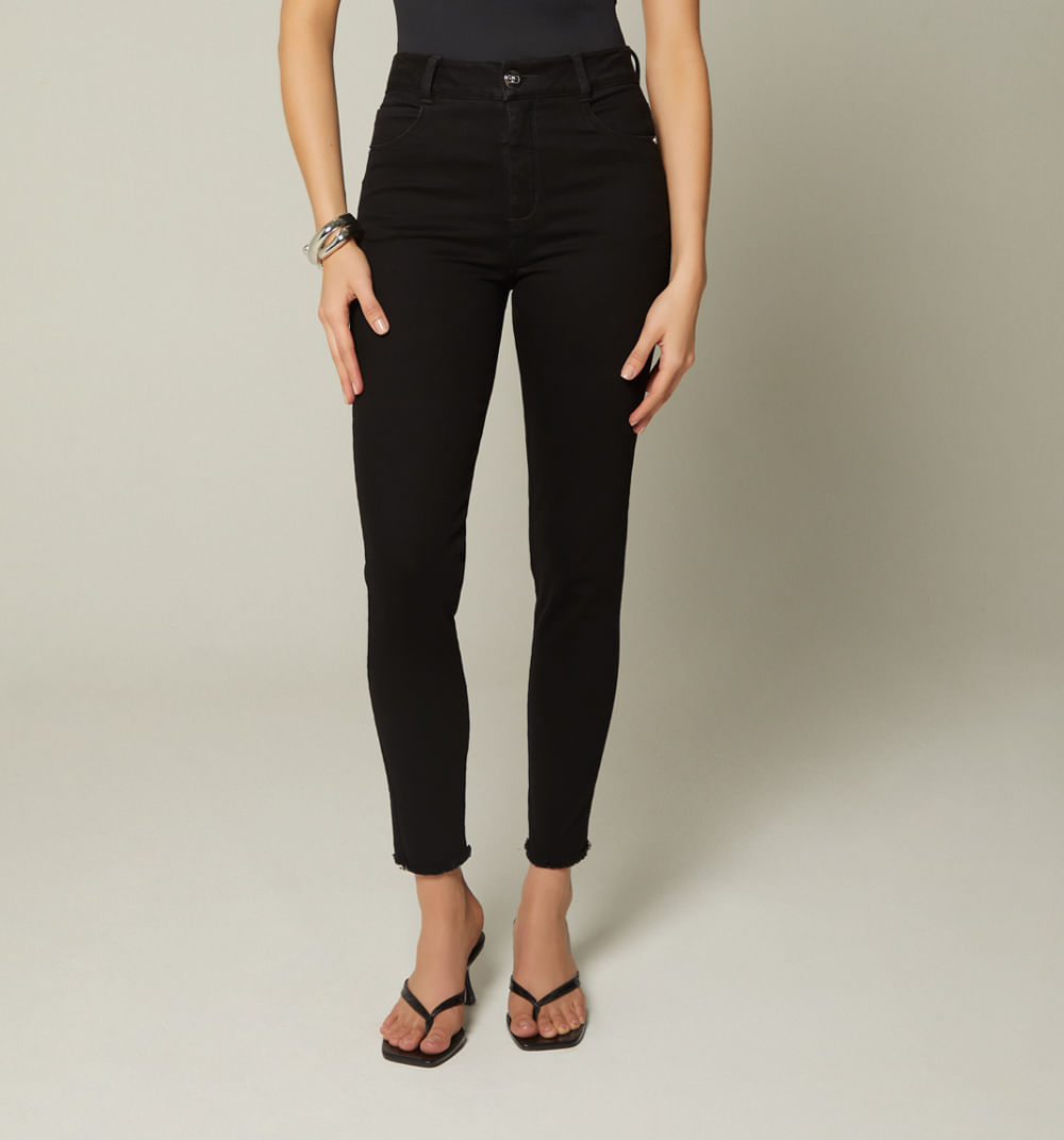Jean ultraslim tiro alto