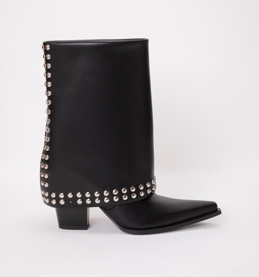 Bota caña media con polaina
