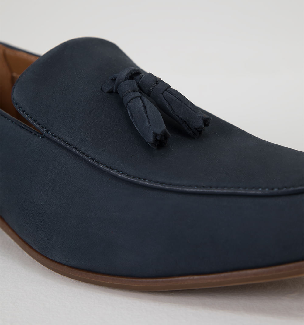 Mocasin para hombre de borla