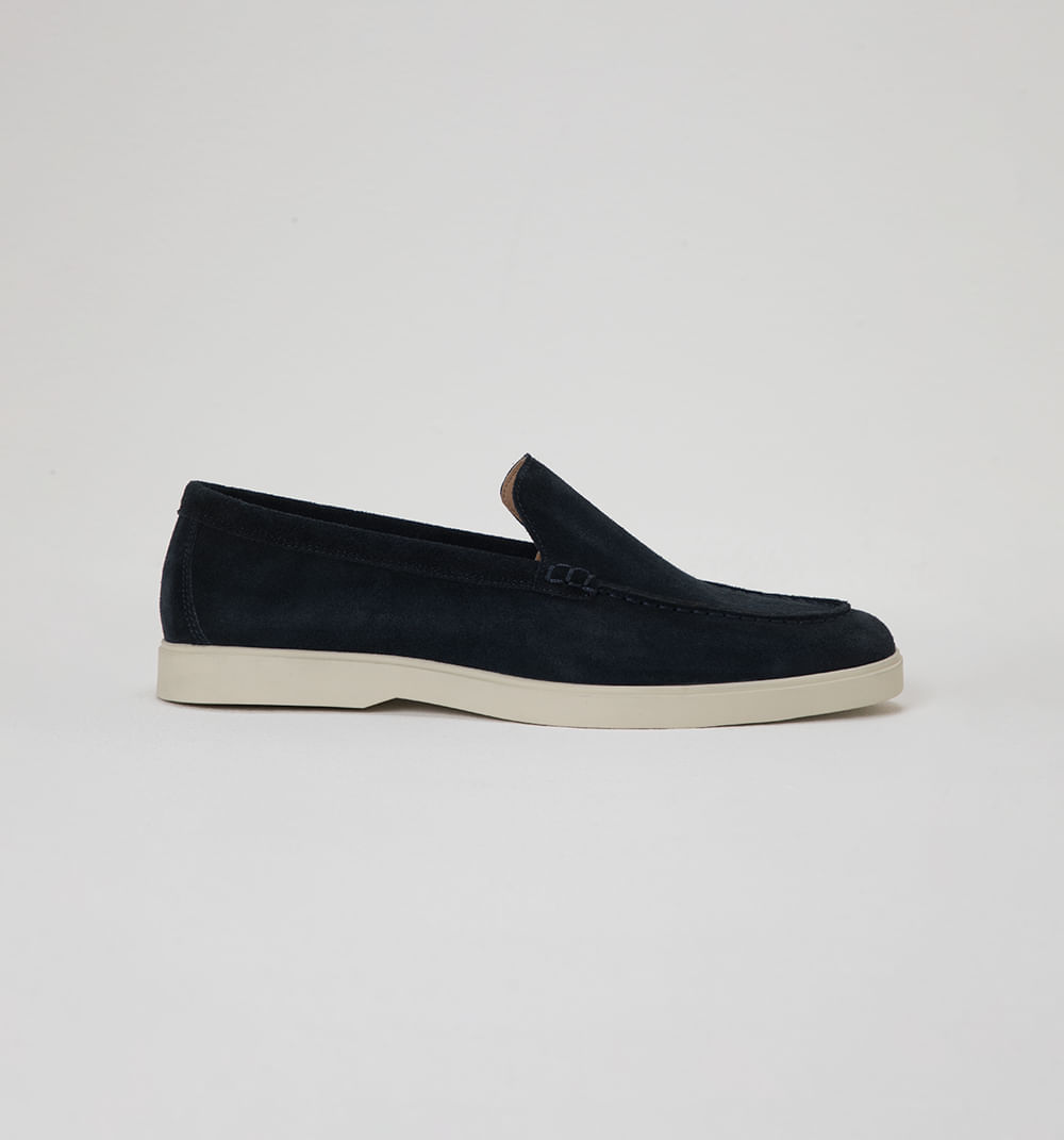 Mocasin para hombre en gamuza