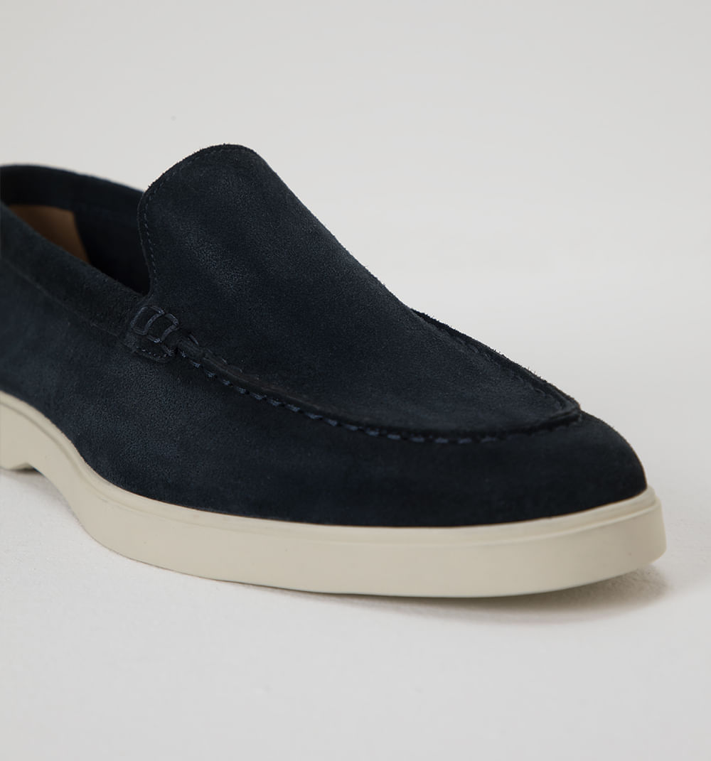 Mocasin para hombre en gamuza