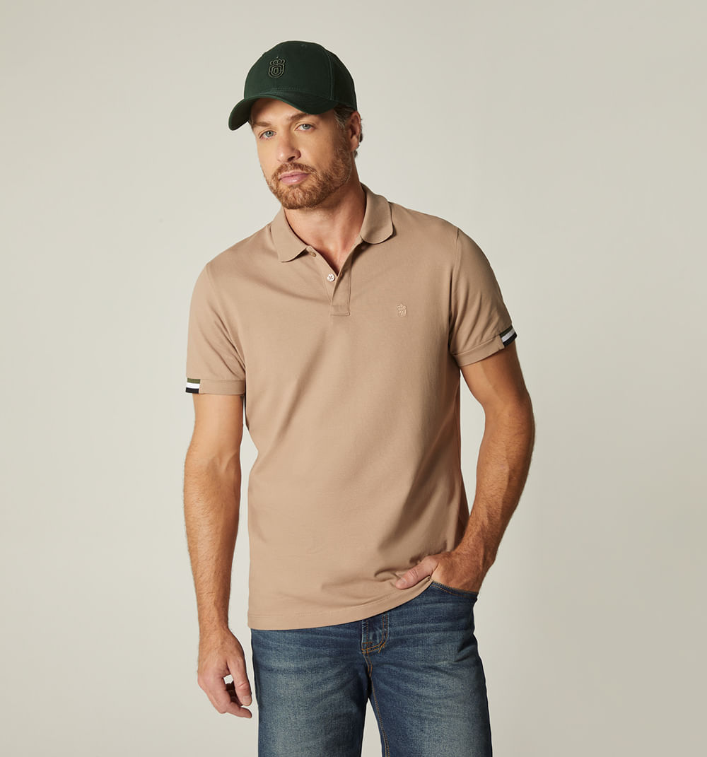 Polo para hombre slim fit
