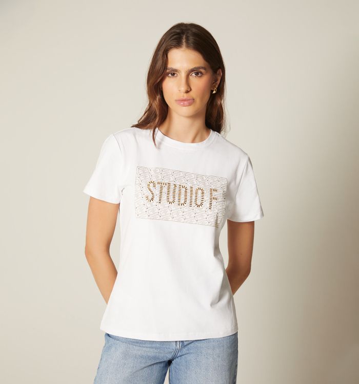 Camiseta bordado ff
