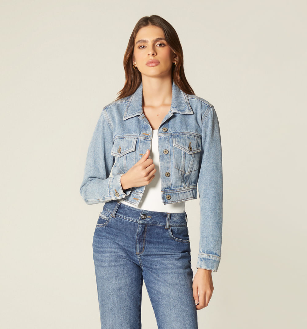 Chaqueta corta clasica  para mujer
